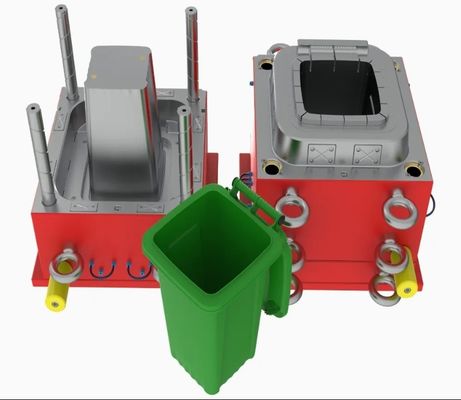 100L 120L 240L 660L 1100L প্লাস্টিকের ডাস্টবিন আবর্জনা ক্যান বর্জ্য বিন আবর্জনা বিন বালতি ইনজেকশন ব্যবহৃত সেকেন্ড হ্যান্ড ছাঁচ
