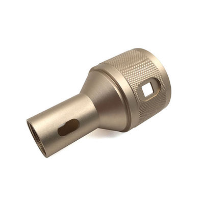 কপার অ্যালুমিনিয়াম কাস্টম CNC মেশিনিং Anodized Knurled সমাক্ষ সংযোগকারী