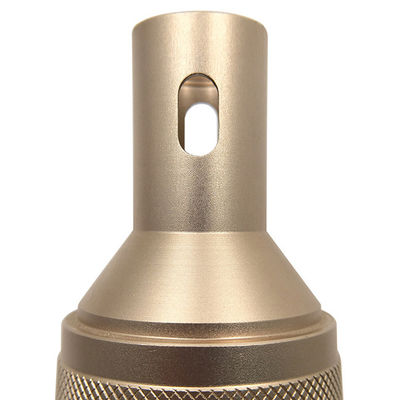 কপার অ্যালুমিনিয়াম কাস্টম CNC মেশিনিং Anodized Knurled সমাক্ষ সংযোগকারী