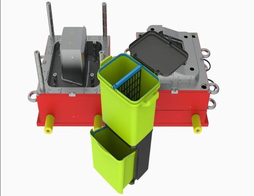 100L 120L 240L 660L 1100L প্লাস্টিকের ডাস্টবিন আবর্জনা ক্যান বর্জ্য বিন আবর্জনা বিন বালতি ইনজেকশন ব্যবহৃত সেকেন্ড হ্যান্ড ছাঁচ